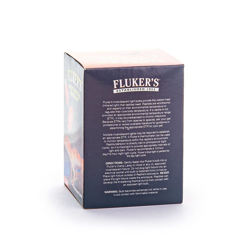 Fluker's Night Time Red Basking Spotlight, Infrared Heat Lamp for Reptiles, 75 Watt - Image 3
